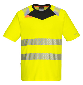 T-Shirt ostrzegawczy DX3 DX413 żółta