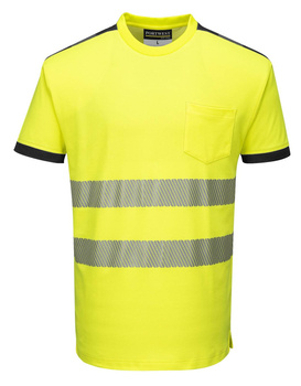 T-Shirt ostrzegawczy PW3 T181 - żółty